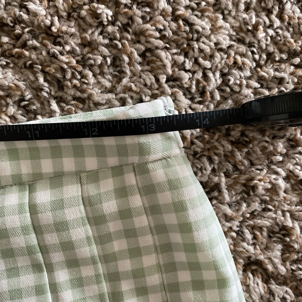 Green and White Plaid SKORT - Picture 4 of 4